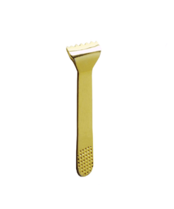 Kakibari Rake, gold plated, 39 x 13mm