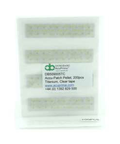 Clear Titanium Accu-Patch, 200pcs