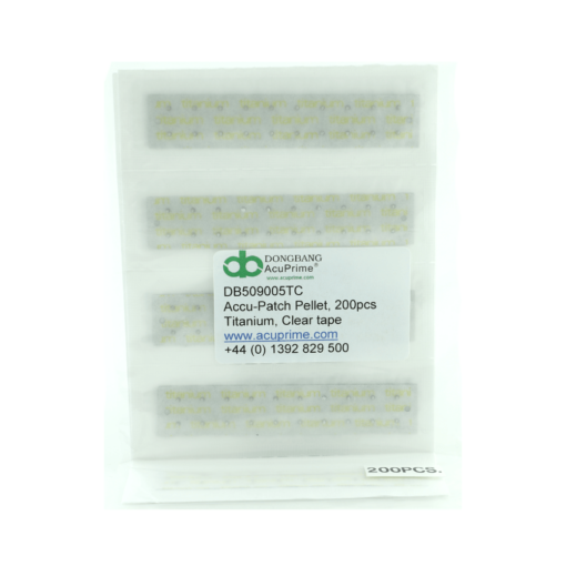 Clear Titanium Accu-Patch, 200pcs