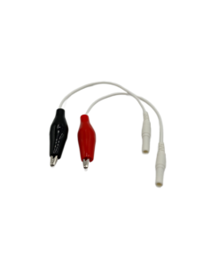 Pack of 2 Pin Lead To Crocodile Insulated Clip  Adaptor for AWQ-105