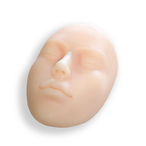 Realistic Facial Model - Silicone, life-size