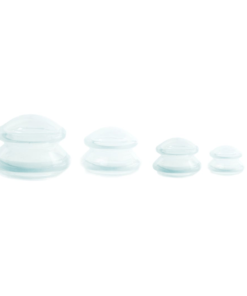 Clear Silicone Cupping Jars 4 pcs